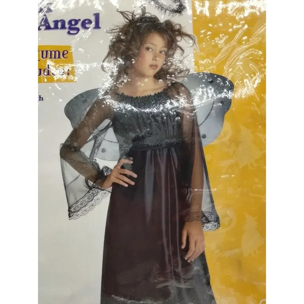 Creative Customes Dark Angel Child Size Large 10/12 New Open Package Halloween